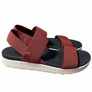 Keen Elle Backstrap Stretch Sandal Women 10 Burgundy Reef Water Active Hike Shoe